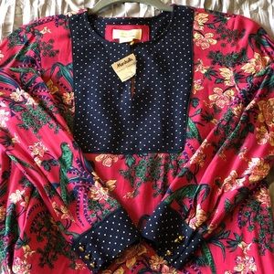 NWT Maeve Anthropologie Tropical Shift Dress size 2